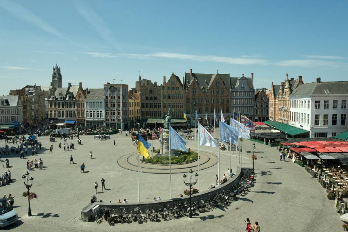 The Belfry and Markt square, Bruges