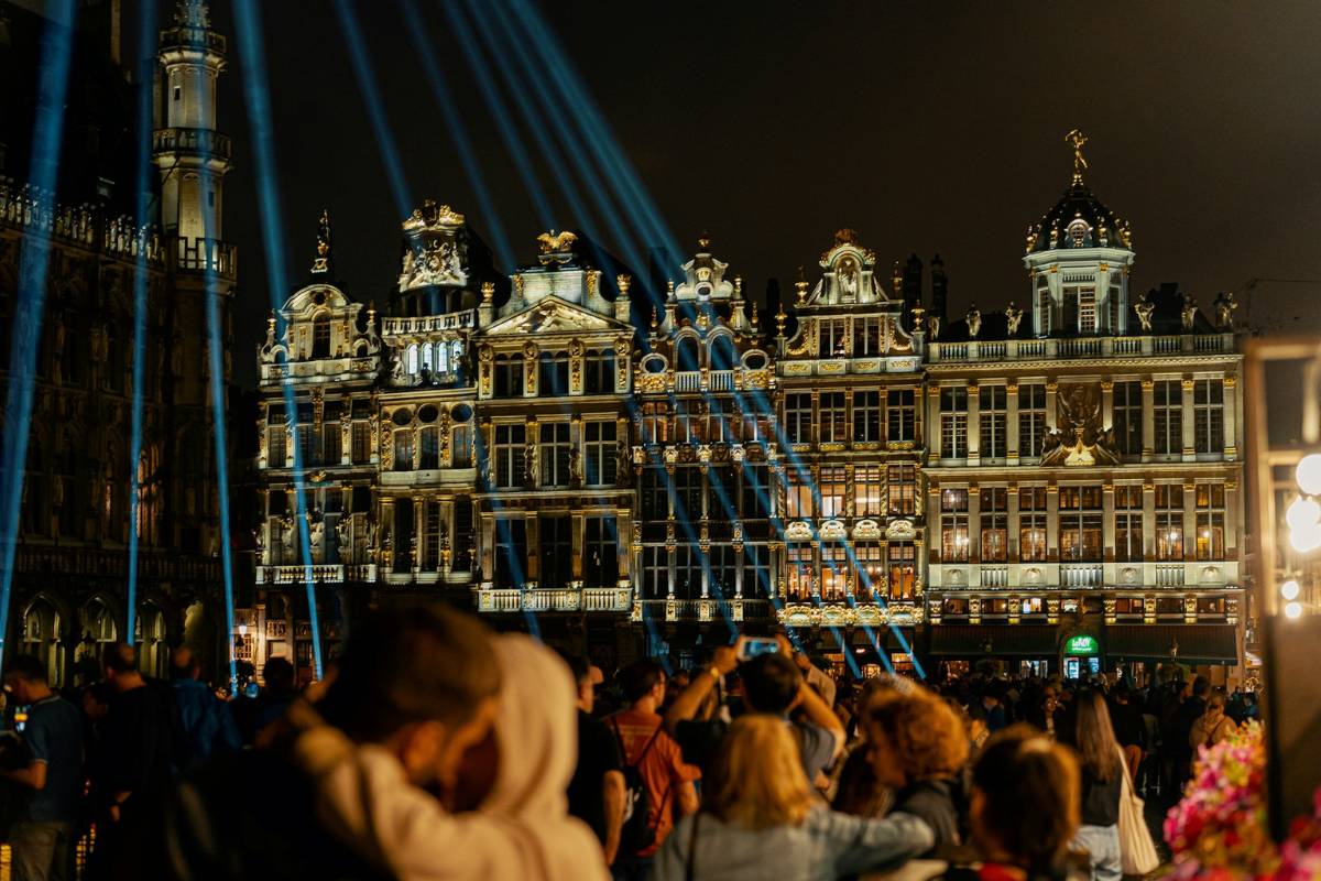 Grand Place at night, Brussels