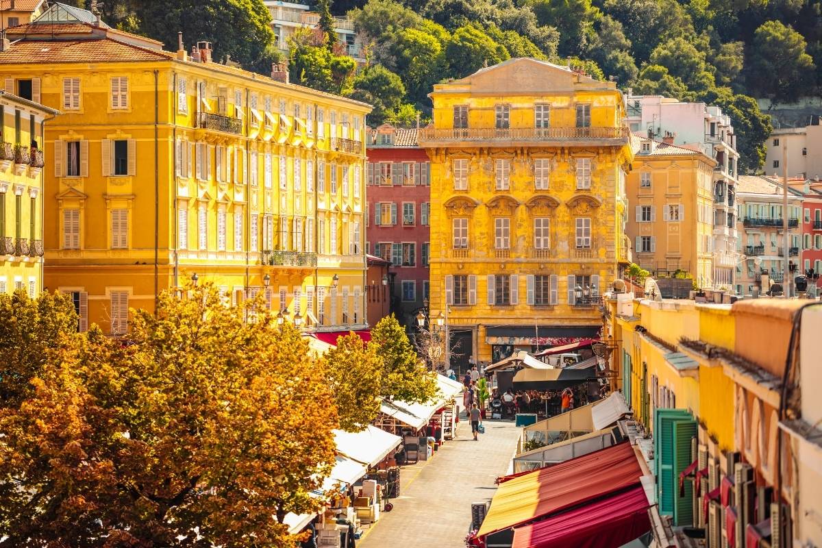 Cours Saleya flower market, Nice