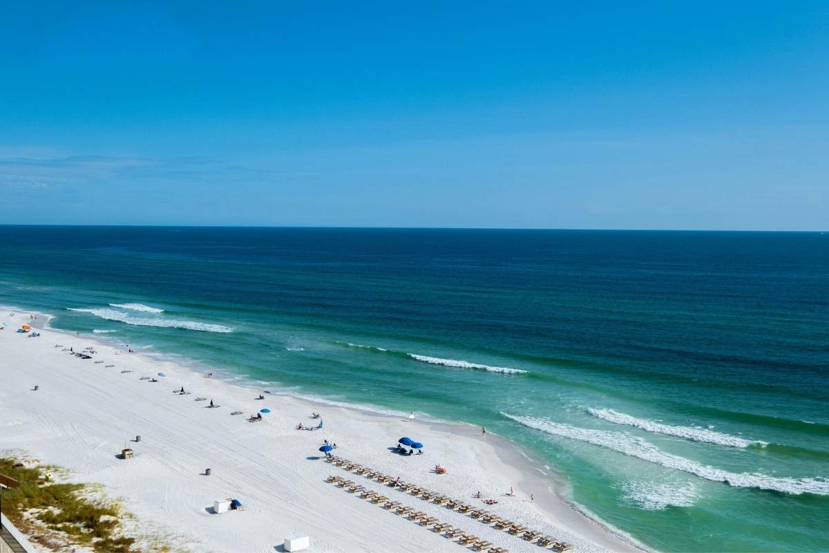 Turquoise waters and white sand, Gulf Coast Florida