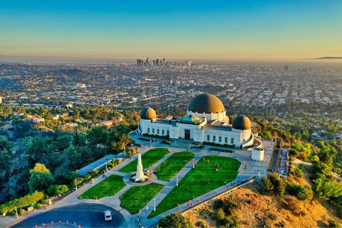 Griffith Observatory overlooking Los Angeles