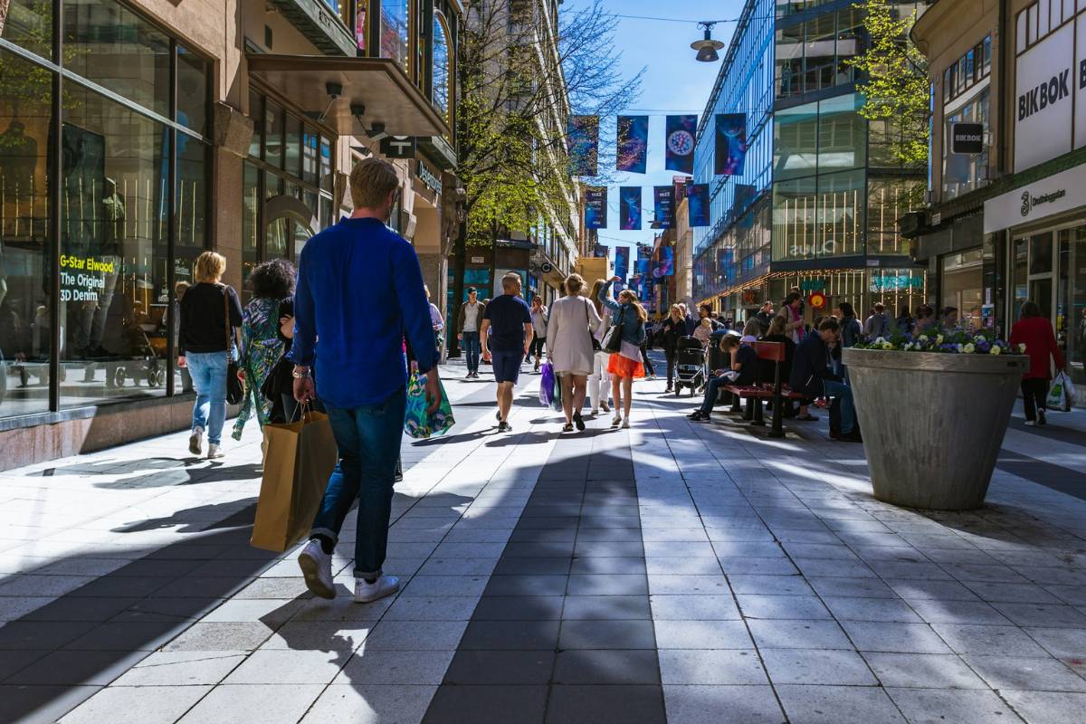 Street in Stockholm, Sweden