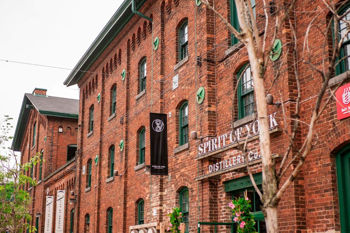 Distillery District in winter, Toronto